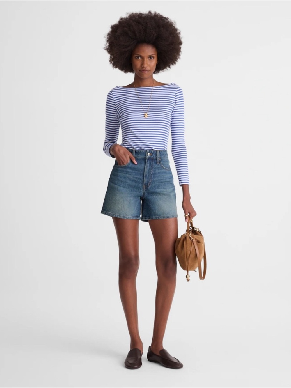 Madewell The Perfect Vintage Mid-Length Jean Short